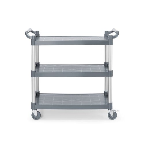 AmerBox Wózek kelnerski 3-półkowy z polipropylenu, AmerBox, 1010x500x(h)960mm AmerBox Wózek kelnerski 3-półkowy z polipropylenu, AmerBox, 1010x500x(h)960mm