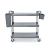 AmerBox Wózek kelnerski 3-półkowy z polipropylenu, AmerBox, 1010x500x(h)960mm