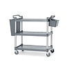AmerBox Wózek kelnerski 3-półkowy z polipropylenu, AmerBox, 1010x500x(h)960mm