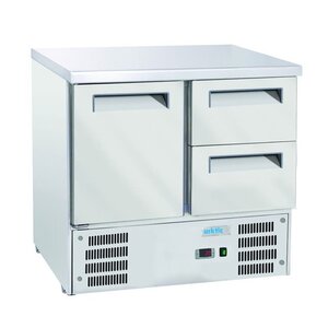 Arktic Stół chłodniczy z 2 szufladami 247 L, Arktic 236765, 700x900x(h)855 mm, agregat dolny Arktic Stół chłodniczy z 2 szufladami 247 L, Arktic 236765, 700x900x(h)855 mm, agregat dolny