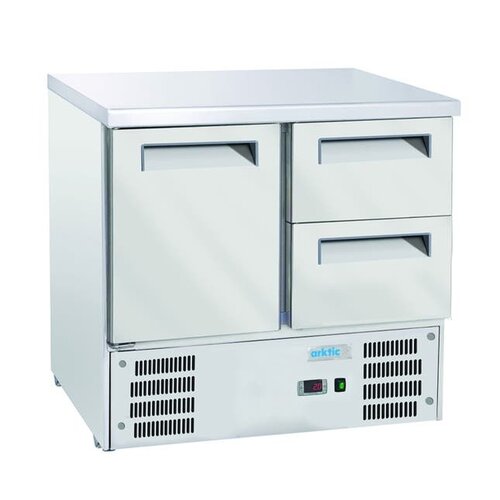 Arktic Stół chłodniczy z 2 szufladami 247 L, Arktic 236765, 700x900x(h)855 mm, agregat dolny Arktic Stół chłodniczy z 2 szufladami 247 L, Arktic 236765, 700x900x(h)855 mm, agregat dolny