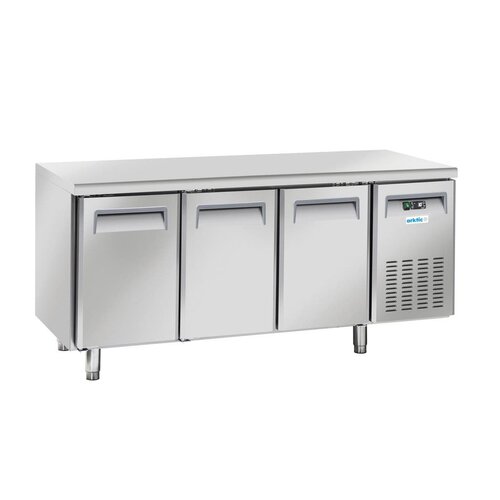 Arktic Stół mroźniczy 3-drzwiowy 400 L, -22 do -18°C, Arktic 236741, 700x1800x(h)850 mm, agregat boczny