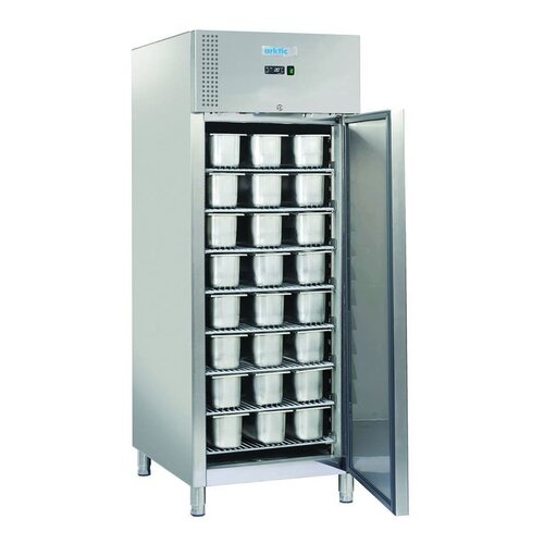 Arktic Szafa mroźnicza do lodów 800L, 42x 1/3 GN, -22 do -18°C, ze stali nierdzewnej, Arktic 236819, 740x990x(h)2010mm, agregat na górze Arktic Szafa mroźnicza do lodów 800L, 42x 1/3 GN, -22 do -18°C, ze stali nierdzewnej, Arktic 236819, 740x990x(h)2010mm, agregat na górze