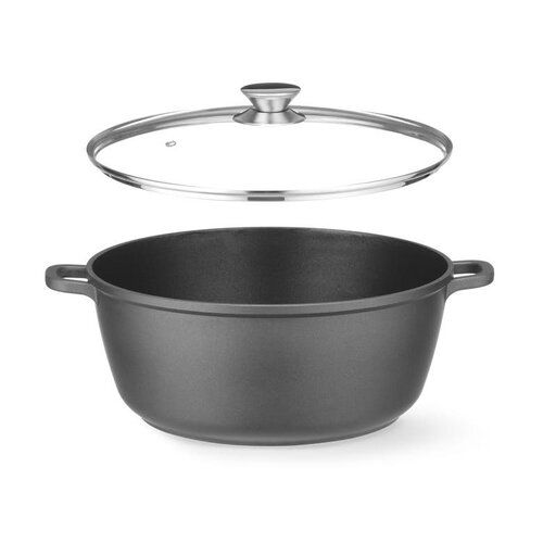 Hendi Garnek średni z aluminium 7L, Ø290 mm, z powłoką nieprzywierającą, Hendi 611029