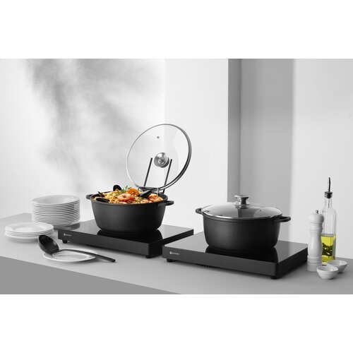 Hendi Garnek średni z aluminium 7L, Ø290 mm, z powłoką nieprzywierającą, Hendi 611029