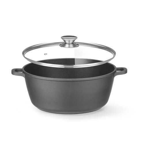 Hendi Garnek średni z aluminium 7.5L, Ø310 mm, z powłoką nieprzywierającą, Hendi 611036