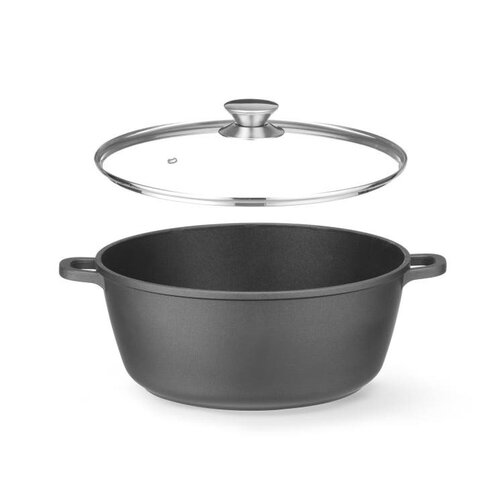 Hendi Garnek średni z aluminium 7.5L, Ø310 mm, z powłoką nieprzywierającą, Hendi 611036