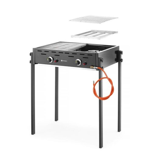 Hendi Grill gazowy 11.6 kW, Hendi Roast-Master Pro Black, 790x560x(h)900mm Hendi Grill gazowy 11.6 kW, Hendi Roast-Master Pro Black, 790x560x(h)900mm
