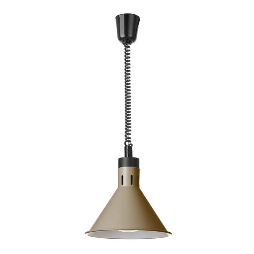 Hendi Lampa do podgrzewania potraw wisząca Ø275mm, 250W, przewód do 1500mm, Hendi 273777, beżowa Hendi Lampa do podgrzewania potraw wisząca Ø275mm, 250W, przewód do 1500mm, Hendi 273777, beżowa