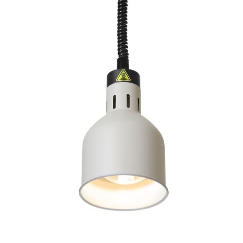 Hendi Lampa do podgrzewania potraw wisząca Ø175mm, 250W, przewód do 1500mm, Hendi 273821, biała