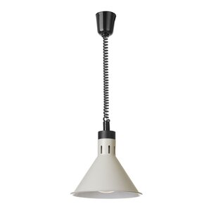Hendi Lampa do podgrzewania potraw wisząca Ø275mm, 250W, przewód do 1500mm, Hendi 273937, biała Hendi Lampa do podgrzewania potraw wisząca Ø275mm, 250W, przewód do 1500mm, Hendi 273937, biała