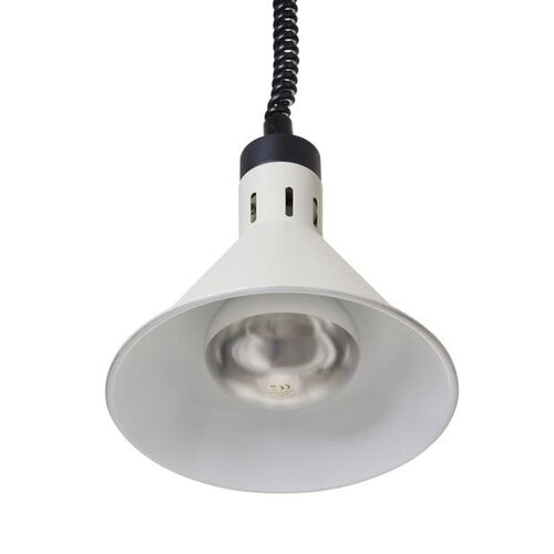 Hendi Lampa do podgrzewania potraw wisząca Ø275mm, 250W, przewód do 1500mm, Hendi 273937, biała
