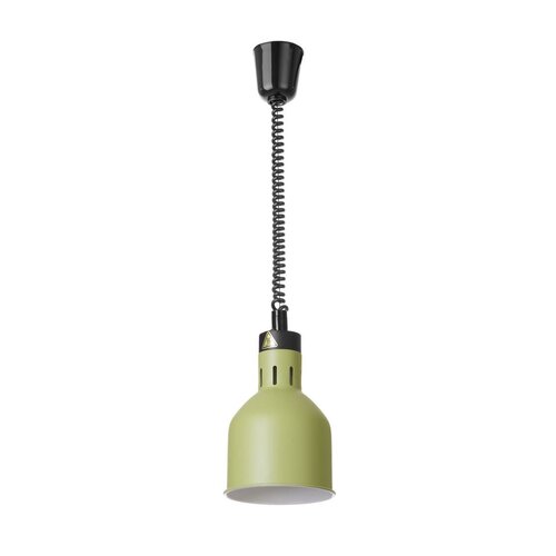 Hendi Lampa do podgrzewania potraw wisząca Ø175mm, 250W, przewód do 1500mm, Hendi 273791, zielona Hendi Lampa do podgrzewania potraw wisząca Ø175mm, 250W, przewód do 1500mm, Hendi 273791, zielona