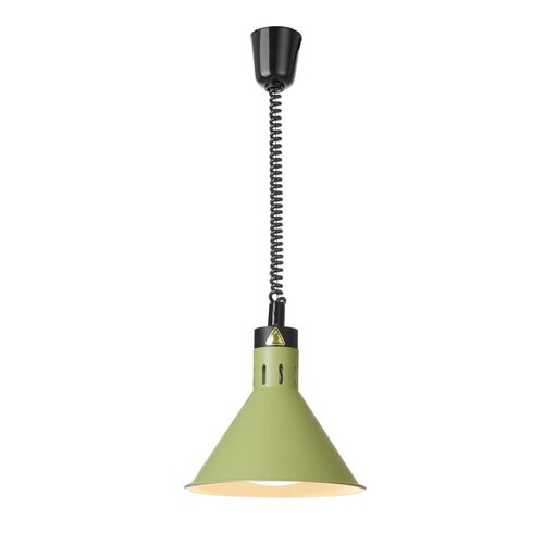 Hendi Lampa do podgrzewania potraw wisząca Ø275mm, 250W, przewód do 1500mm, Hendi 273920, zielona Hendi Lampa do podgrzewania potraw wisząca Ø275mm, 250W, przewód do 1500mm, Hendi 273920, zielona
