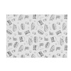 Hendi Papier pergaminowy "Fast Food" 250x350 mm, Hendi 678275, czarno-biały (500 szt.)