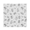 Hendi Papier pergaminowy "Fast Food" 305x305 mm, Hendi 678282, czarno-biały (500 szt.)