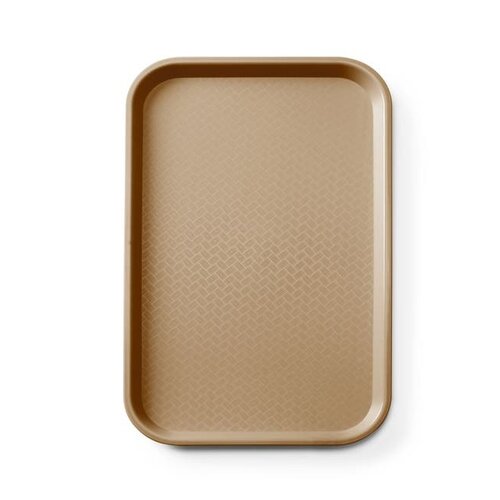AmerBox Prostokątna taca do serwowania 530x325 mm, z polipropylenu, AmerBox 878583, brązowa AmerBox Prostokątna taca do serwowania 530x325 mm, z polipropylenu, AmerBox 878583, brązowa
