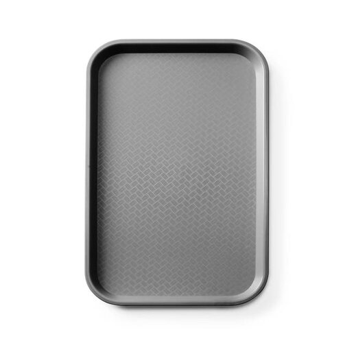 AmerBox Prostokątna taca do serwowania 530x325 mm, z polipropylenu, AmerBox 878590, czarna AmerBox Prostokątna taca do serwowania 530x325 mm, z polipropylenu, AmerBox 878590, czarna