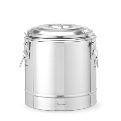 Hendi Termos do transportu żywności 19 L, ze stali nierdzewnej, Hendi Kitchen Line, Ø350x(h)400mm Hendi Termos do transportu żywności 19 L, ze stali nierdzewnej, Hendi Kitchen Line, Ø350x(h)400mm