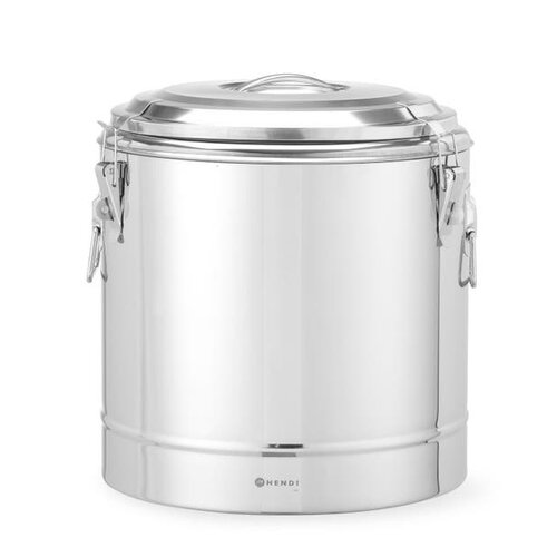 Hendi Termos do transportu żywności 31 L, ze stali nierdzewnej, Hendi Kitchen Line, Ø400x(h)445mm Hendi Termos do transportu żywności 31 L, ze stali nierdzewnej, Hendi Kitchen Line, Ø400x(h)445mm