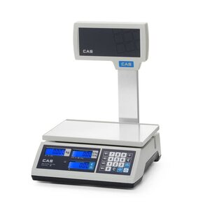 Cas Cyfrowa waga sklepowa do 15 kg, z legalizacją, CAS 580479 304x324x(h)419 mm Cas Cyfrowa waga sklepowa do 15 kg, z legalizacją, CAS 580479 304x324x(h)419 mm