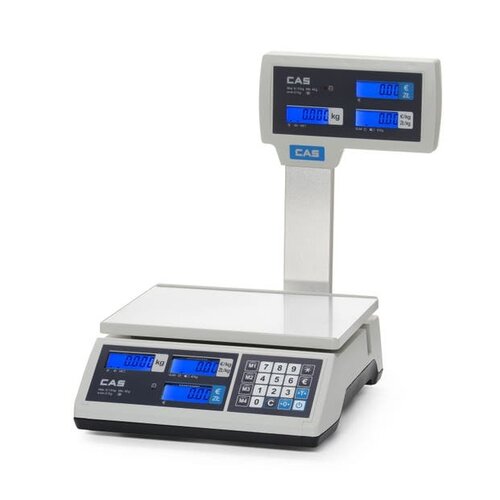 Cas Cyfrowa waga sklepowa do 15 kg, z legalizacją, CAS 580479 304x324x(h)419 mm Cas Cyfrowa waga sklepowa do 15 kg, z legalizacją, CAS 580479 304x324x(h)419 mm
