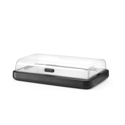 Hendi Witrynka chłodząca GN 1/1 z pokrywą, prostokątna 593x389x(h)147 mm, Hendi designed by Robert Bronwasser 871904, czarna