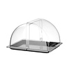 Hendi Witrynka Roll-Top, prostokątna 325x265x(h)195 mm, Hendi 427569, czarna