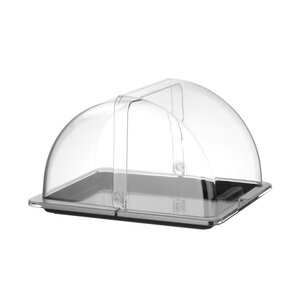 Hendi Witrynka Roll-Top, prostokątna 325x265x(h)195 mm, Hendi 427569, czarna Hendi Witrynka Roll-Top, prostokątna 325x265x(h)195 mm, Hendi 427569, czarna