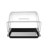 Hendi Witrynka Roll-Top, prostokątna 325x265x(h)195 mm, Hendi 427569, czarna