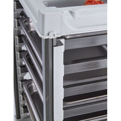 Cambro Wózek do transportu pojemników 9x 1/1 GN, Cambro Camshelving UGNPR11H9480, 730x438x(h)102mm Cambro Wózek do transportu pojemników 9x 1/1 GN, Cambro Camshelving UGNPR11H9480, 730x438x(h)102mm
