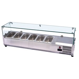 RedFox Refrigerated display case 5x GN1/4 RedFox Refrigerated display case 5x GN1/4
