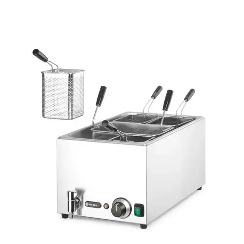 Hendi Elektryczny warnik do makaronu 25L, 3.5 kW, Hendi 240496, 601x326x(h)279mm Hendi Elektryczny warnik do makaronu 25L, 3.5 kW, Hendi 240496, 601x326x(h)279mm