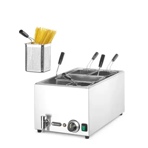 Hendi Elektryczny warnik do makaronu 25L, 3.5 kW, Hendi 240496, 601x326x(h)279mm Hendi Elektryczny warnik do makaronu 25L, 3.5 kW, Hendi 240496, 601x326x(h)279mm