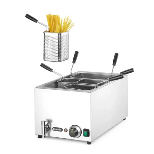 Hendi Elektryczny warnik do makaronu 25L, 3.5 kW, Hendi 240496, 601x326x(h)279mm Hendi Elektryczny warnik do makaronu 25L, 3.5 kW, Hendi 240496, 601x326x(h)279mm