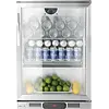 Hendi Bar cooler with swing door, 0 to 10 °C, 75L, silver