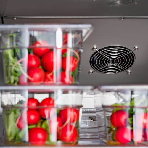 Stalgast Szafa chłodnicza ze stali nierdzewnej na nóżkach, GN 2/1, V 600 l Stalgast Szafa chłodnicza ze stali nierdzewnej na nóżkach, GN 2/1, V 600 l