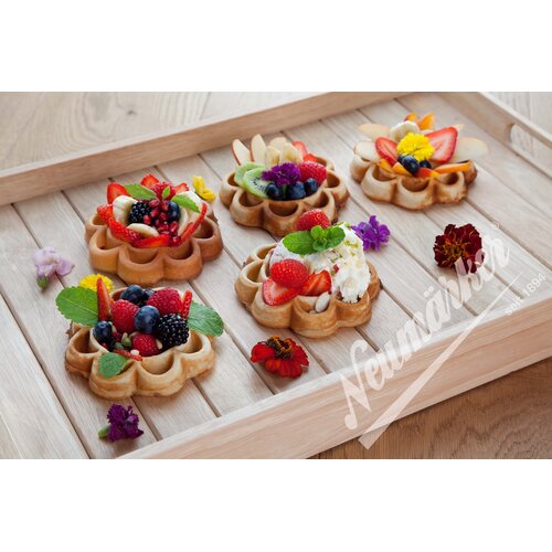 Neumarker Thermocook® waffle maker with interchangeable waffle tart plates