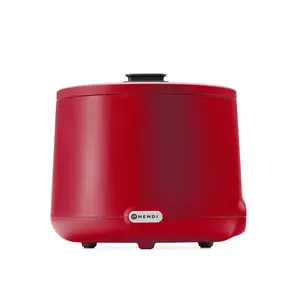Hendi Kociołek 8L na zupę 0,5 kW, ø366x(h)325mm, czerwony