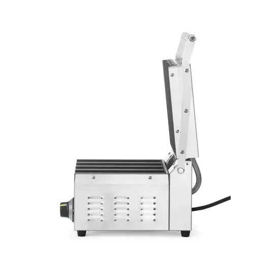 Hendi Grill kontaktowy do Hot-Dog pojedyńczy żeliwny, 385 x 285 mm, 1,8 kW, do 300°C, Hendi 263594