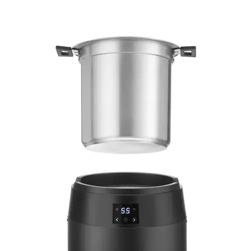 Hendi Kociołek na zupę 10L ze stali nierdzewnej, 0,46 kW, 40 do 90°C, Hendi 860564