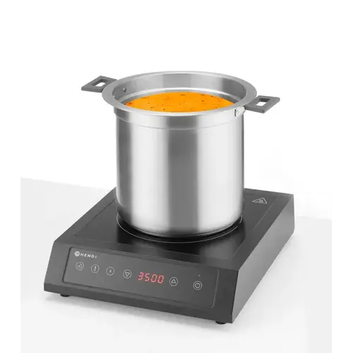 Hendi Kociołek na zupę 10L ze stali nierdzewnej, 0,46 kW, 40 do 90°C, Hendi 860564