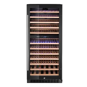 Arktic Chłodziarka na wino 124 butelek, 265 L, drzwi uchylne, Arktic 237120, 5 do 18°C, czarna