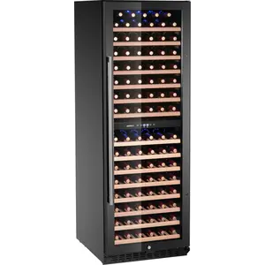 Arktic Wine cooler 224 bottles, 542 L, hinged door, Arktic 237144, 5 to 22°C, black - Copy - Copy