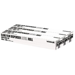 Vogue Cling Film Refills for Wrap450 Dispenser (Pack of 3)
