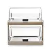 Hendi Two-tier buffet display case 355x480x(h)480 mm, with roll-top cover, rectangular, Hendi 871959