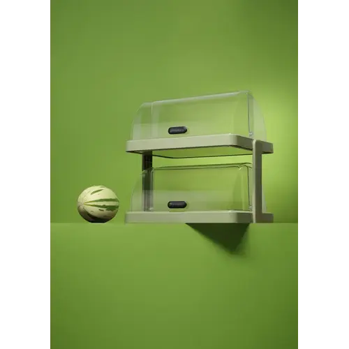 Hendi Witrynka bufetowa dwupoziomowa 355x480x(h)480 mm, z pokrywą roll-top, prostokątna, Hendi 871973 Hendi Witrynka bufetowa dwupoziomowa 355x480x(h)480 mm, z pokrywą roll-top, prostokątna, Hendi 871973