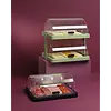 Hendi Two-tier buffet display case 355x480x(h)480 mm, with roll-top cover, rectangular, Hendi 871959 - Copy