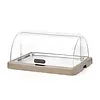 Hendi Buffet display case 460x355x(h)220 mm, with roll-top lid, rectangular, Hendi 871942