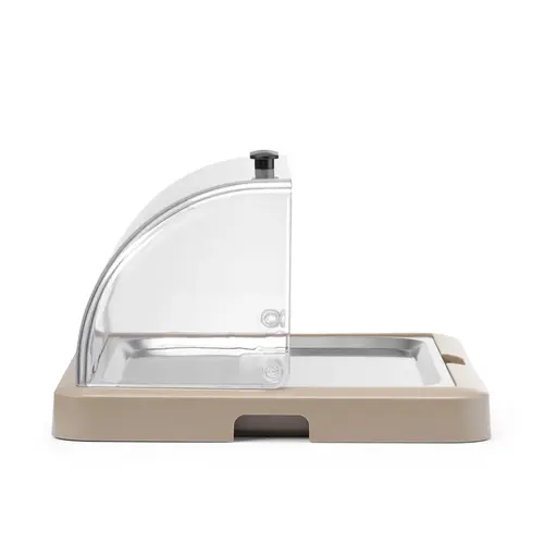 Hendi Witrynka bufetowa 460x355x(h)220 mm, z pokrywą roll-top, prostokątna, Hendi 871942